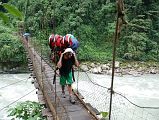 3 4 Crossing Arun River Bridge Between Num And Sedua